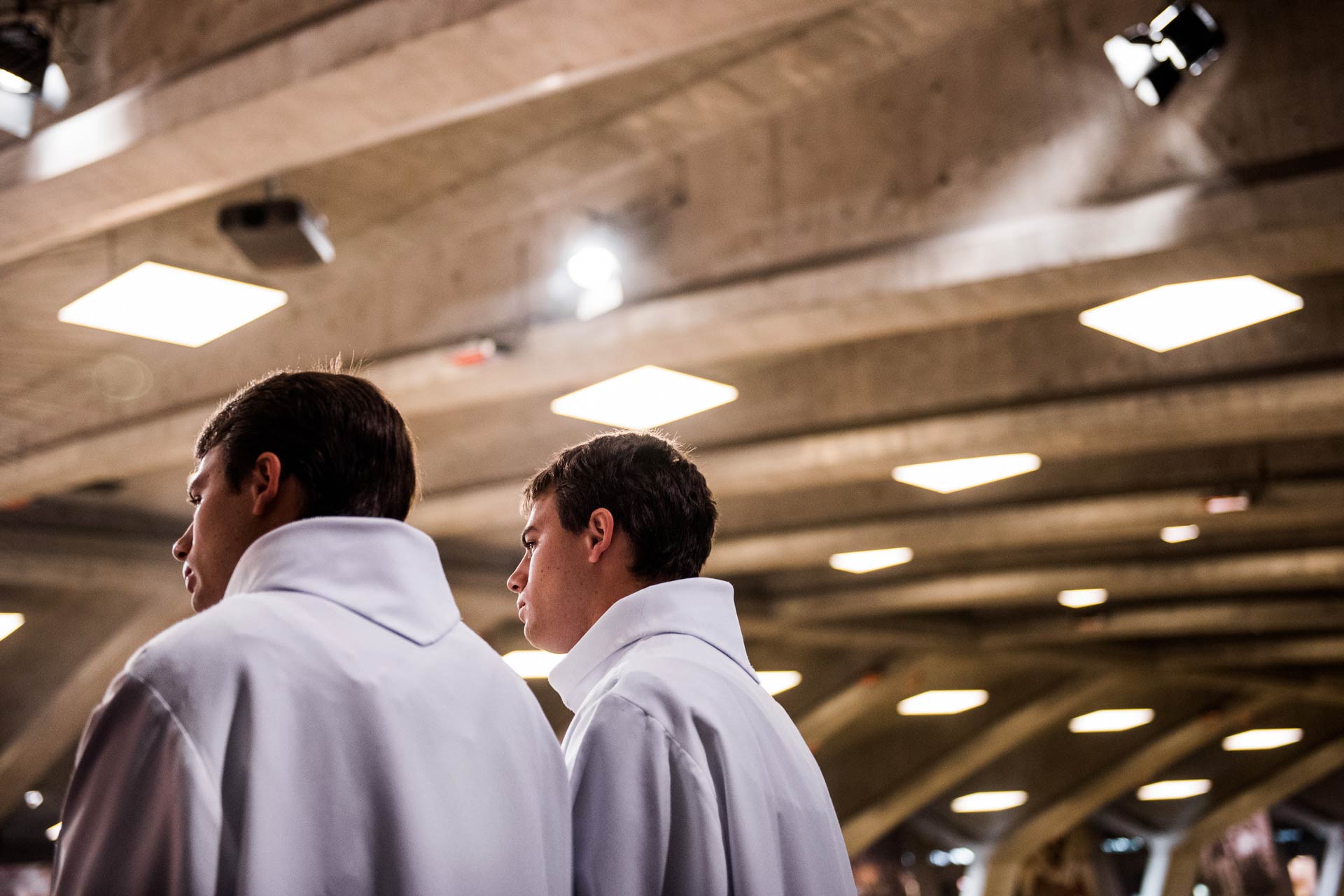 Séminaristes au Sanctuaire de Lourdes
