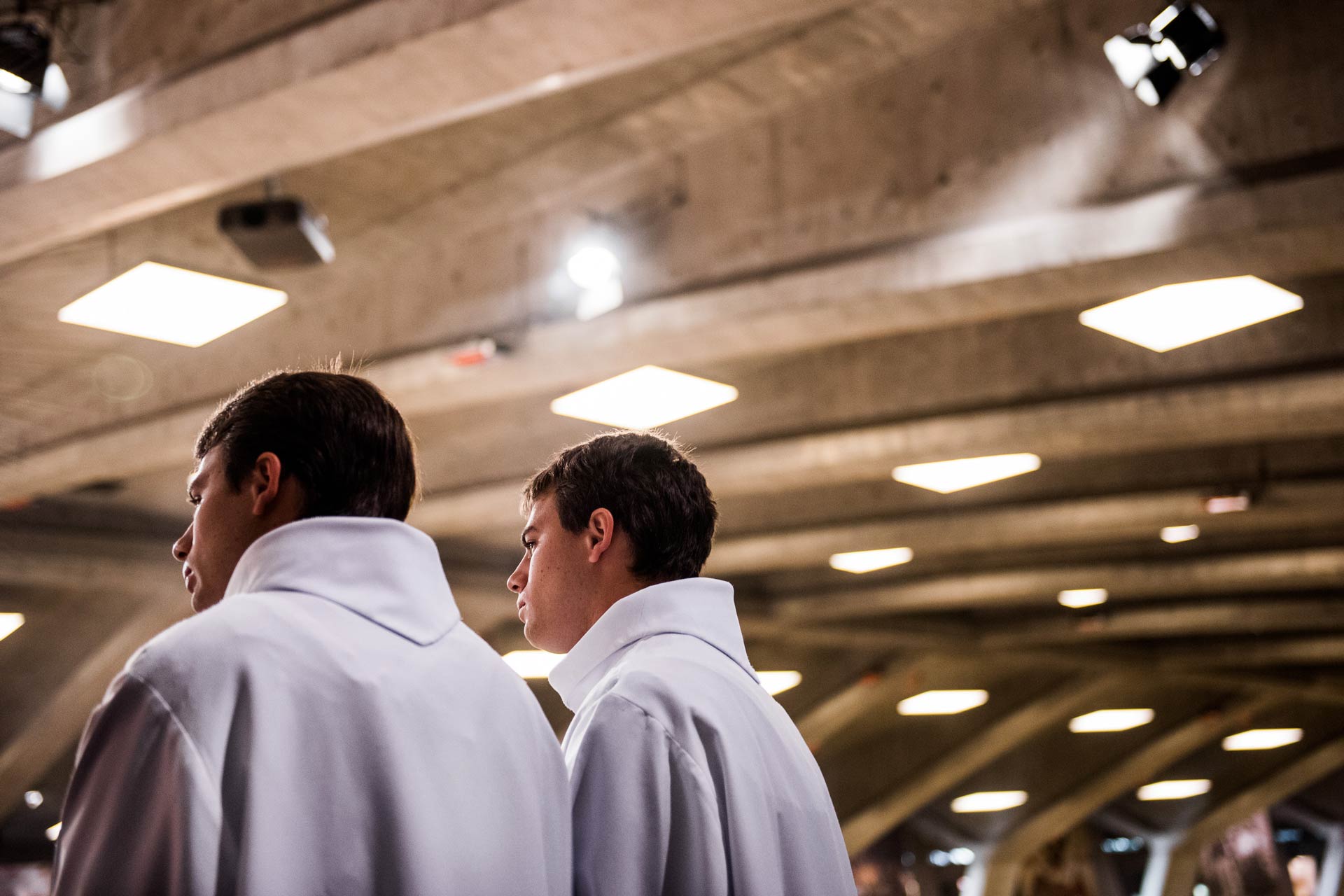 Séminaristes en service à Lourdes