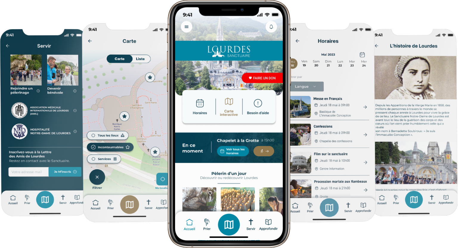 L'application Sanctuaire NotreDame de Lourdes Sanctuaire NotreDame