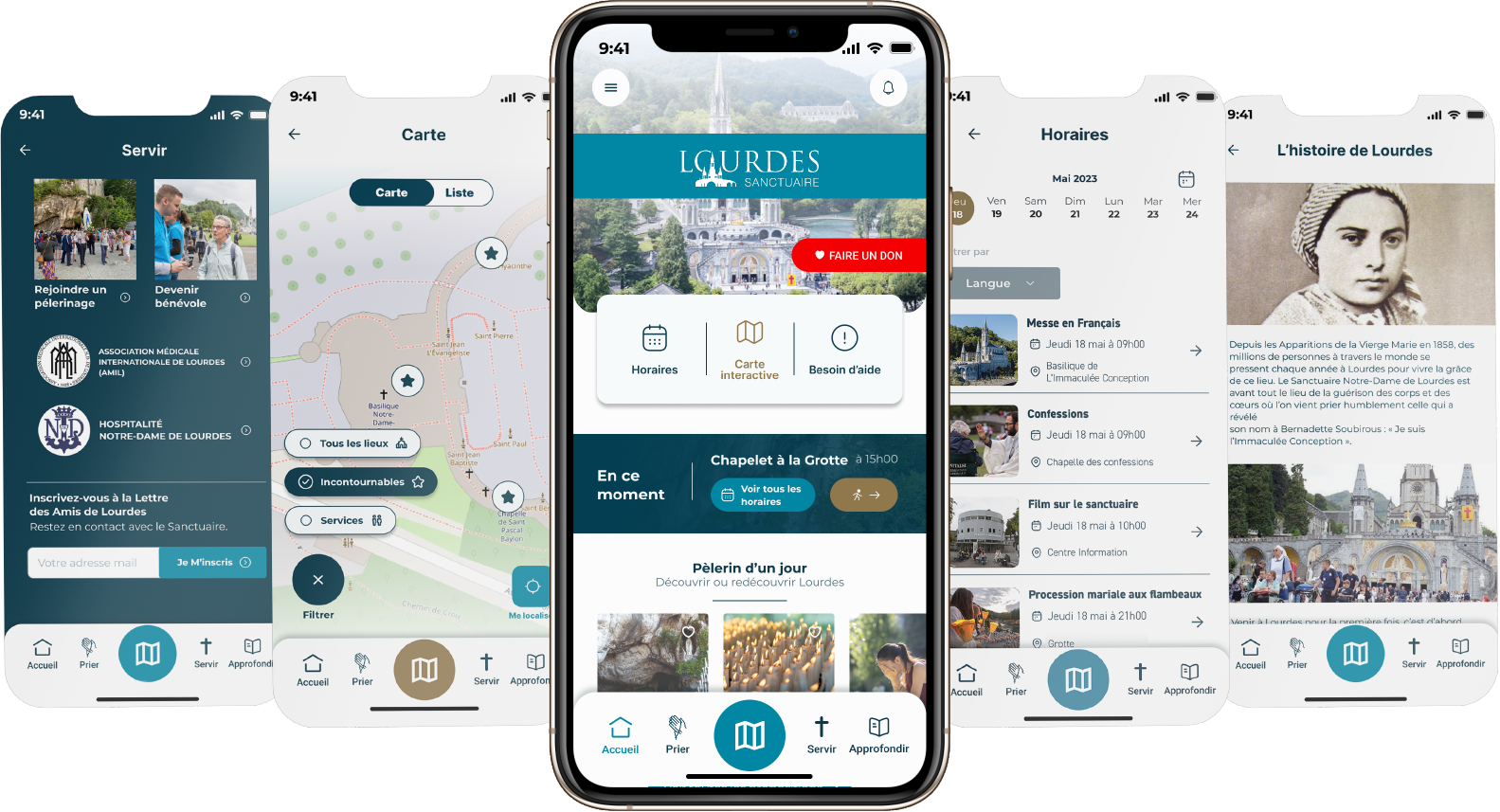 L'application Sanctuaire NotreDame de Lourdes Sanctuaire NotreDame