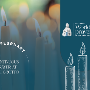 11th February in Lourdes,feast of Our Lady of Lourdes