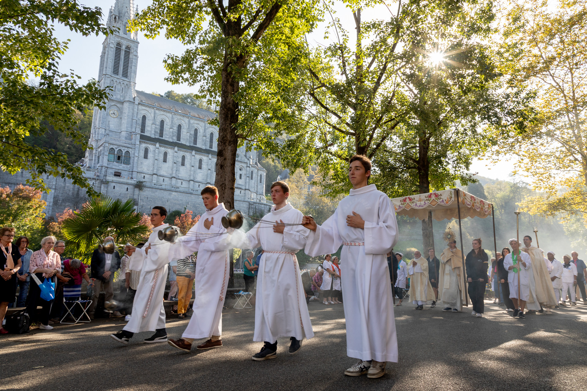 Las actividades del Santuario de Lourdes