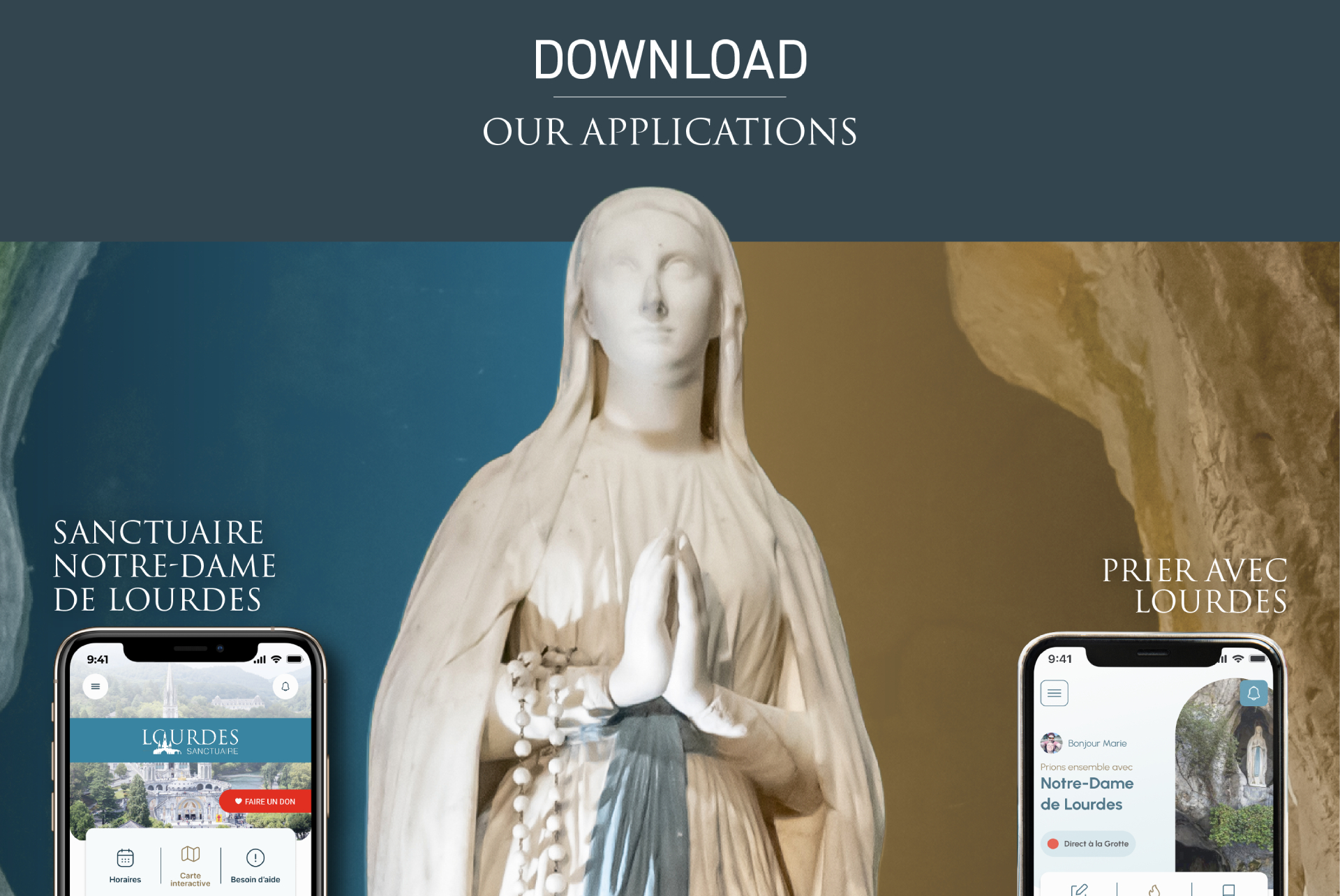 Lourdes mobile apps