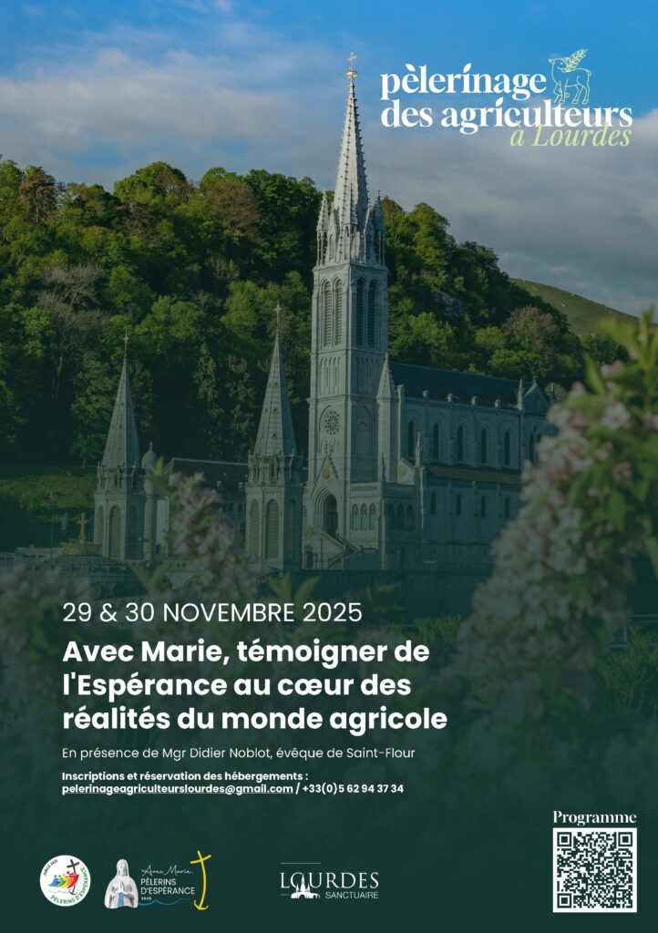 pèlerinage des agriculteurs à lourdes